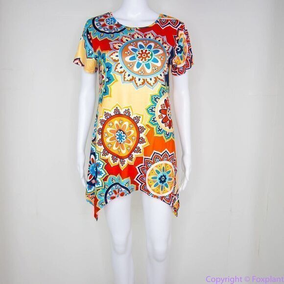 NEW Sanifer shark bite ‎ tunic  mini dress, S - Picture 1 of 12